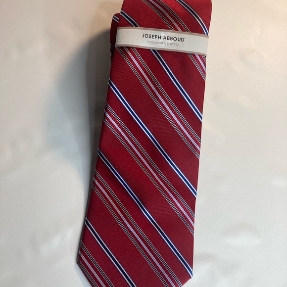 Joseph abboud Mens Silk Necktie Striped Multicolored - Picture 1 of 4